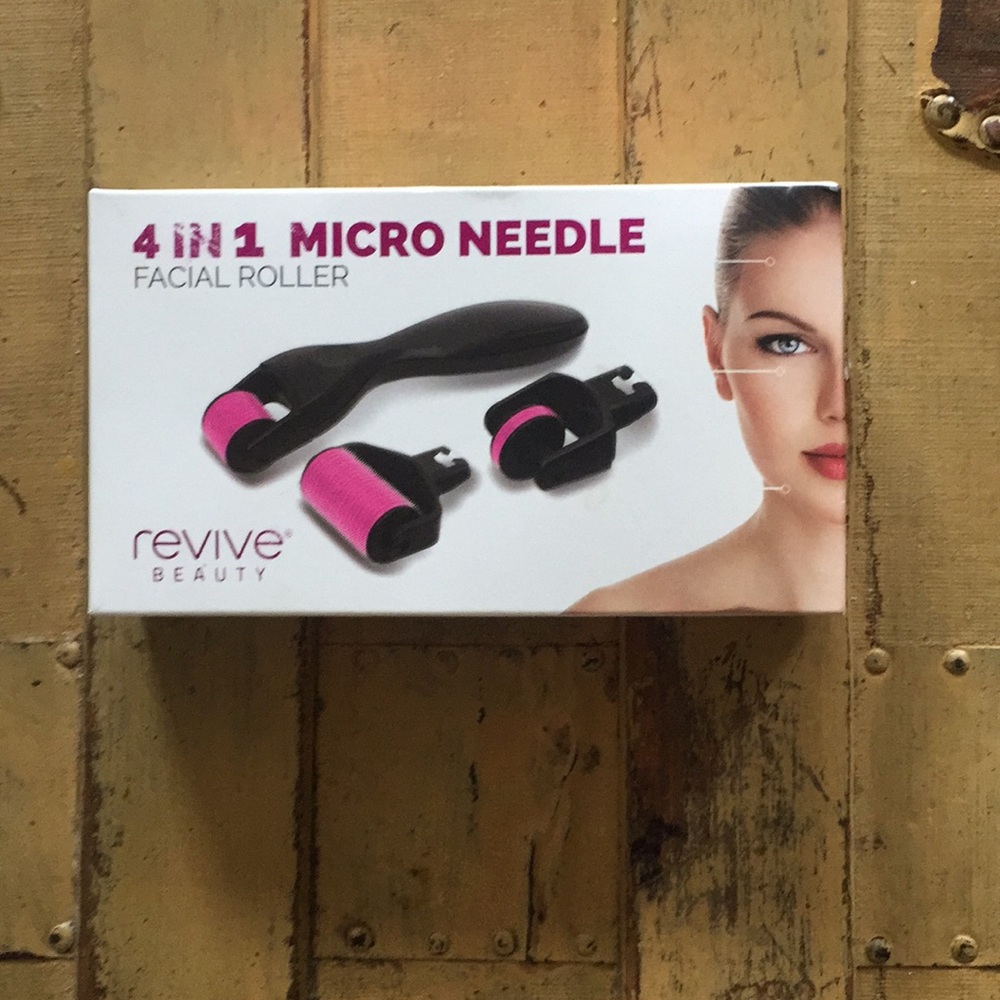 REVIVE BEAUTY 4 IN 1 MICRO NEEDLE FACE ROLLER OS